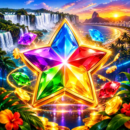 Slot Starburst com wilds coloridos e gemas brilhantes